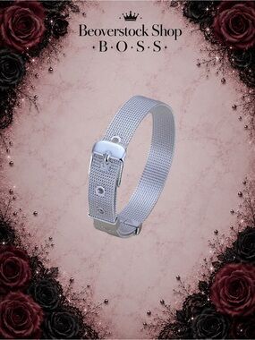 New Exclusively Fancy Silver Plated Belt Buckle Adjustable Bracelet Accessory